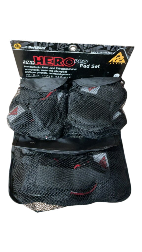 K2 SK8 Hero Pro Junior Pad Set - XS
