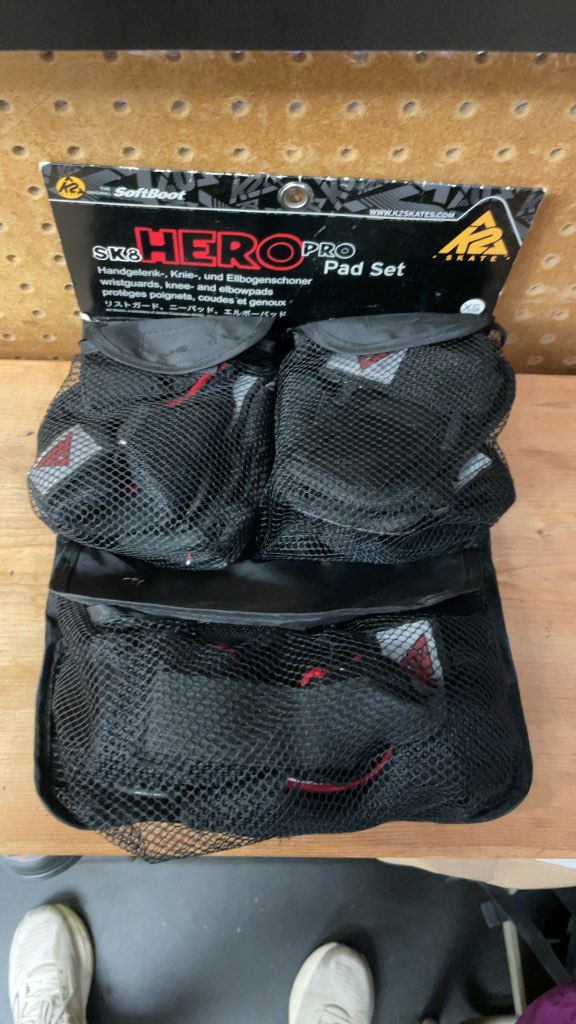 K2 SK8 Hero Pro Junior Pad Set - XS