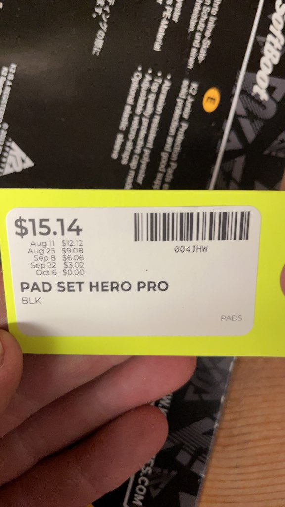K2 SK8 Hero Pro Junior Pad Set - XS