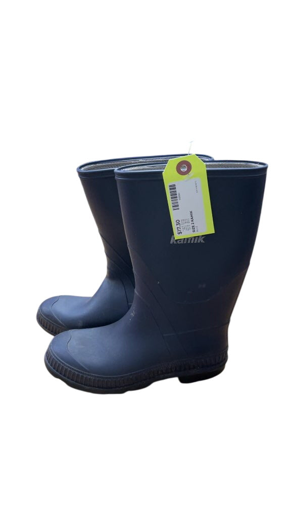 Kamik Blue Rain Boots - Size 2