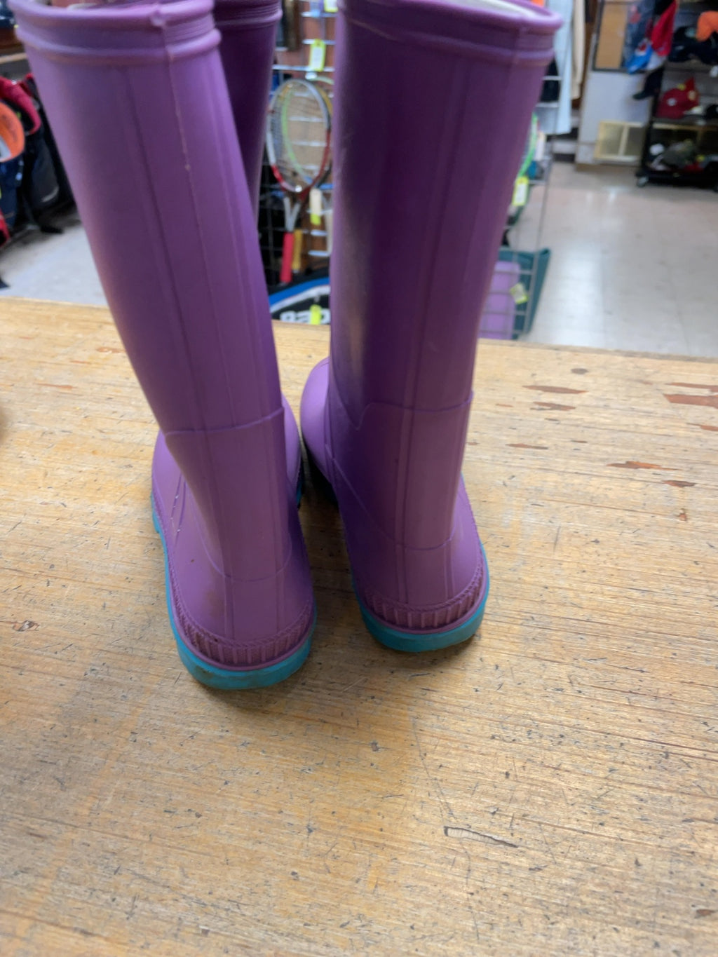 Kamik Rain Boots Size 4 Purple/Blue