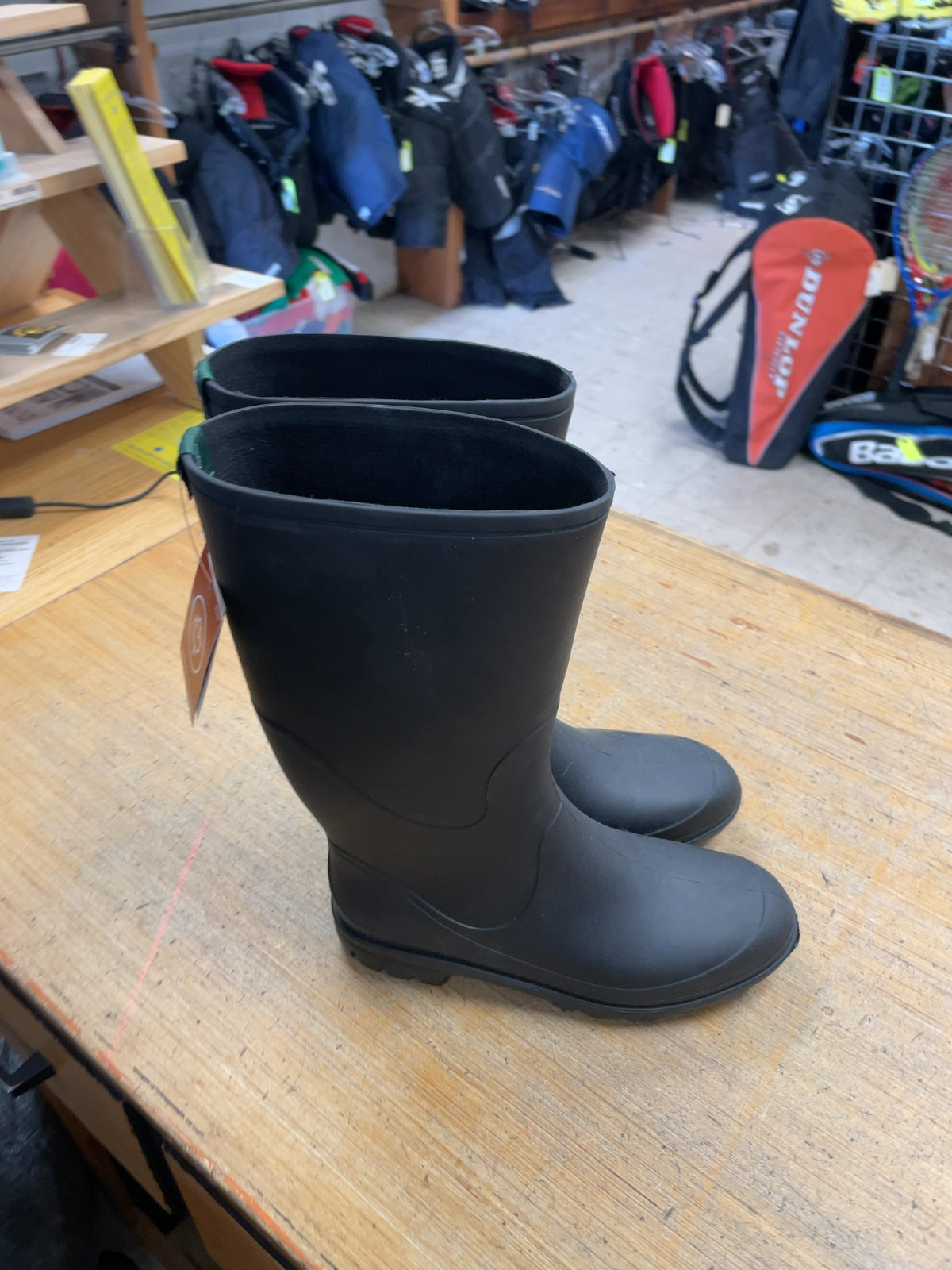 Kamik Rain Boots Size 9 Black/Green New