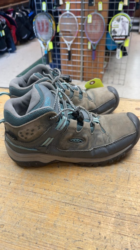 Keen Hiking Boots Brown/Blue Size 4