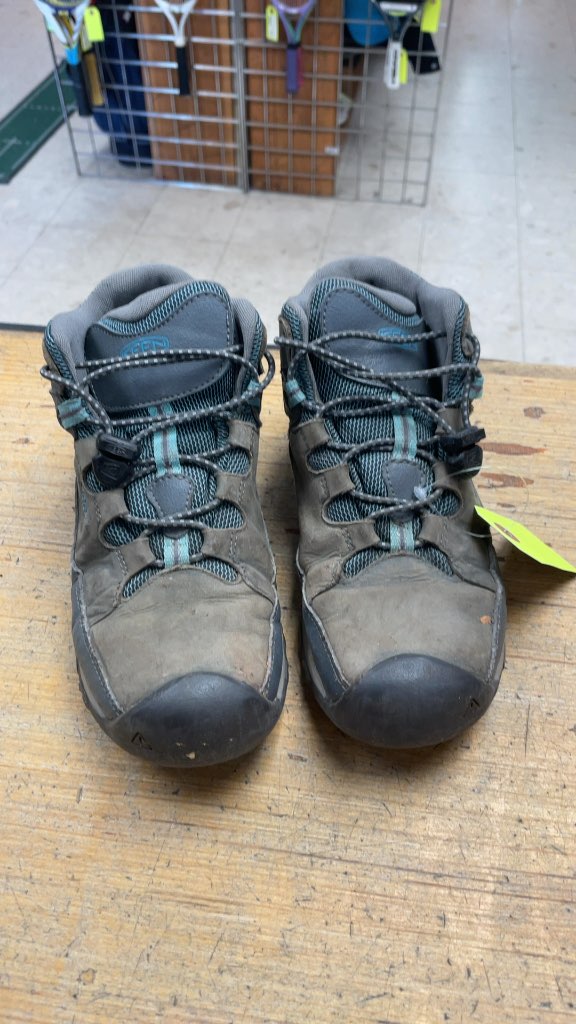 Keen Hiking Boots Brown/Blue Size 4