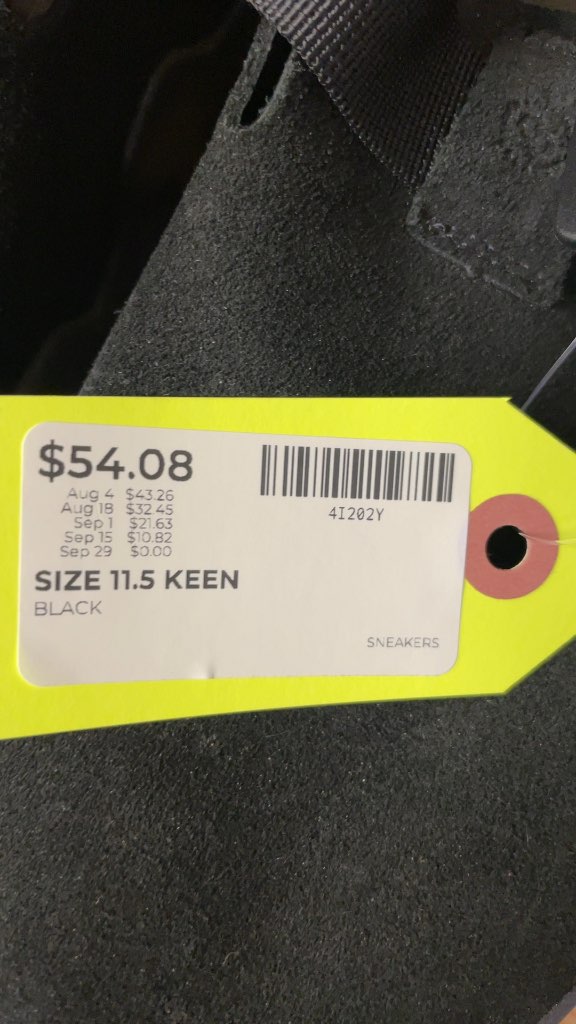 KEEN Men's Black Suede Clogs - Size 11.5