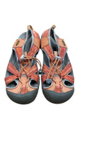 KEEN Water Shoes Size 9 Orange/Grey
