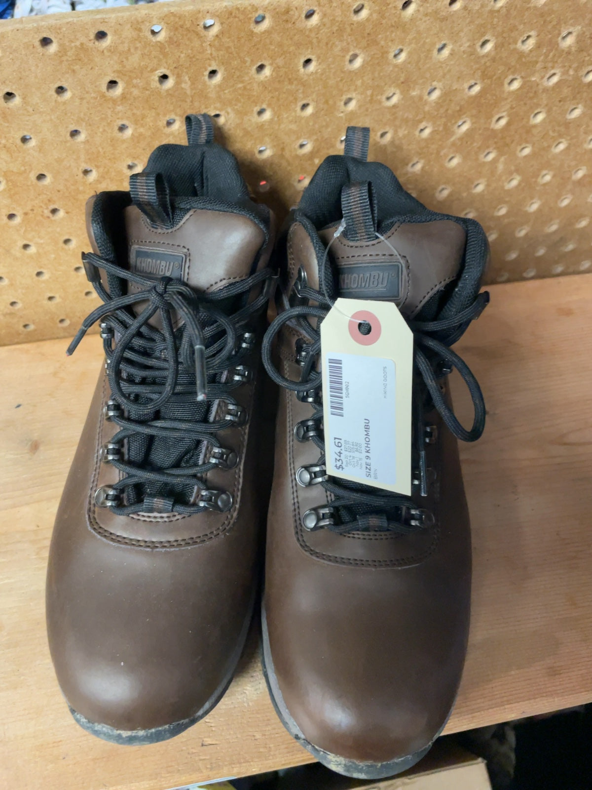 Khombu Ravine Size 9 M Brown Hiking Boots