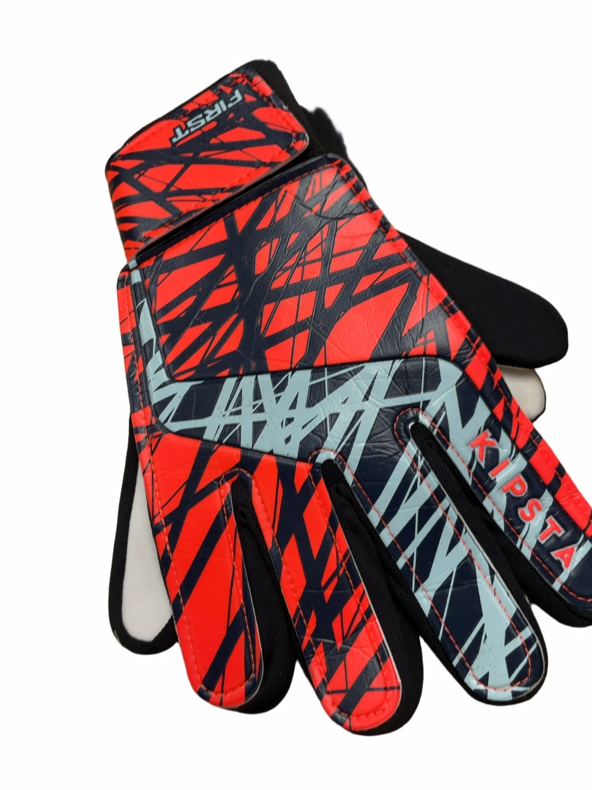 Kipsta First Size 7 Goalie Gloves Orange