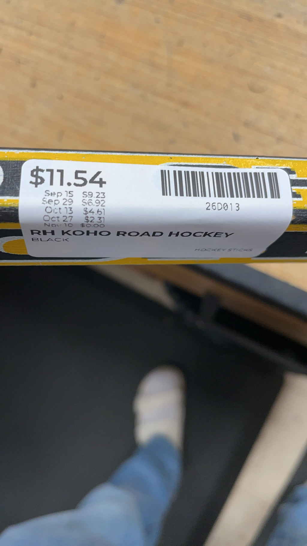 Koho Street Revolution Junior RH Road Hockey Stick