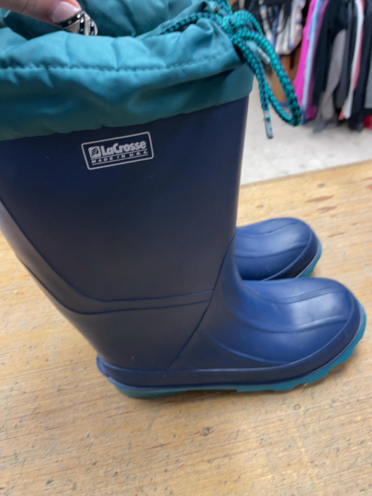LaCrosse Rain Boots Size 5 Blue