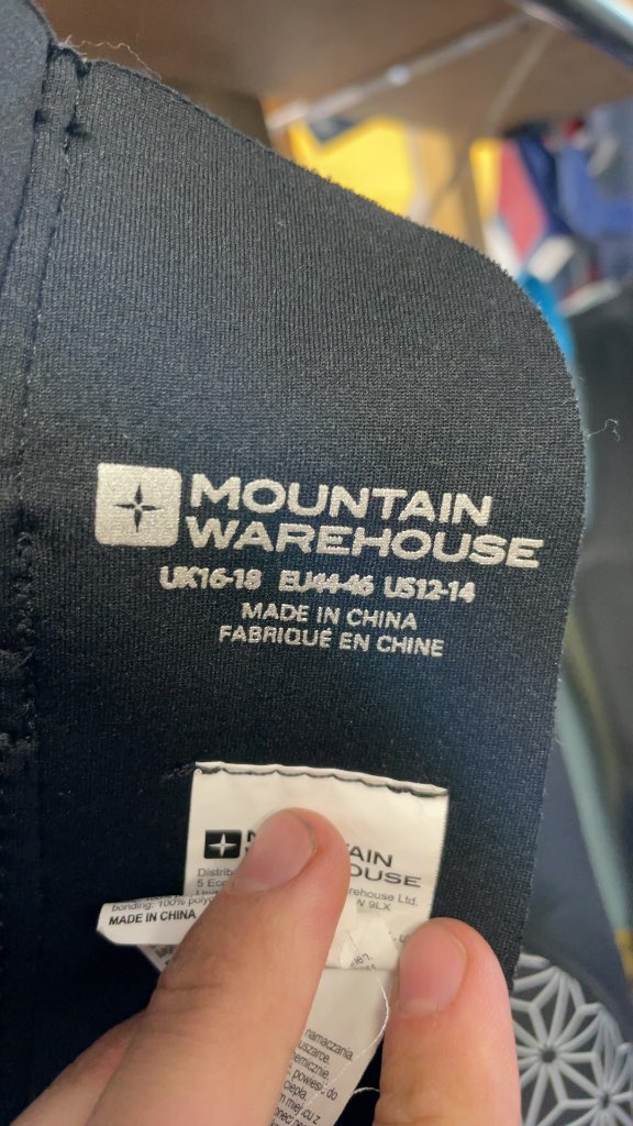 Ladies 12/14 Mountain Warehouse Full Body Wetsuit