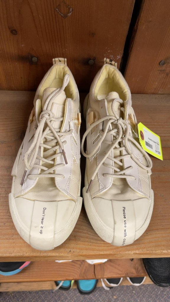 Ladies Switch White Sneakers Size 6