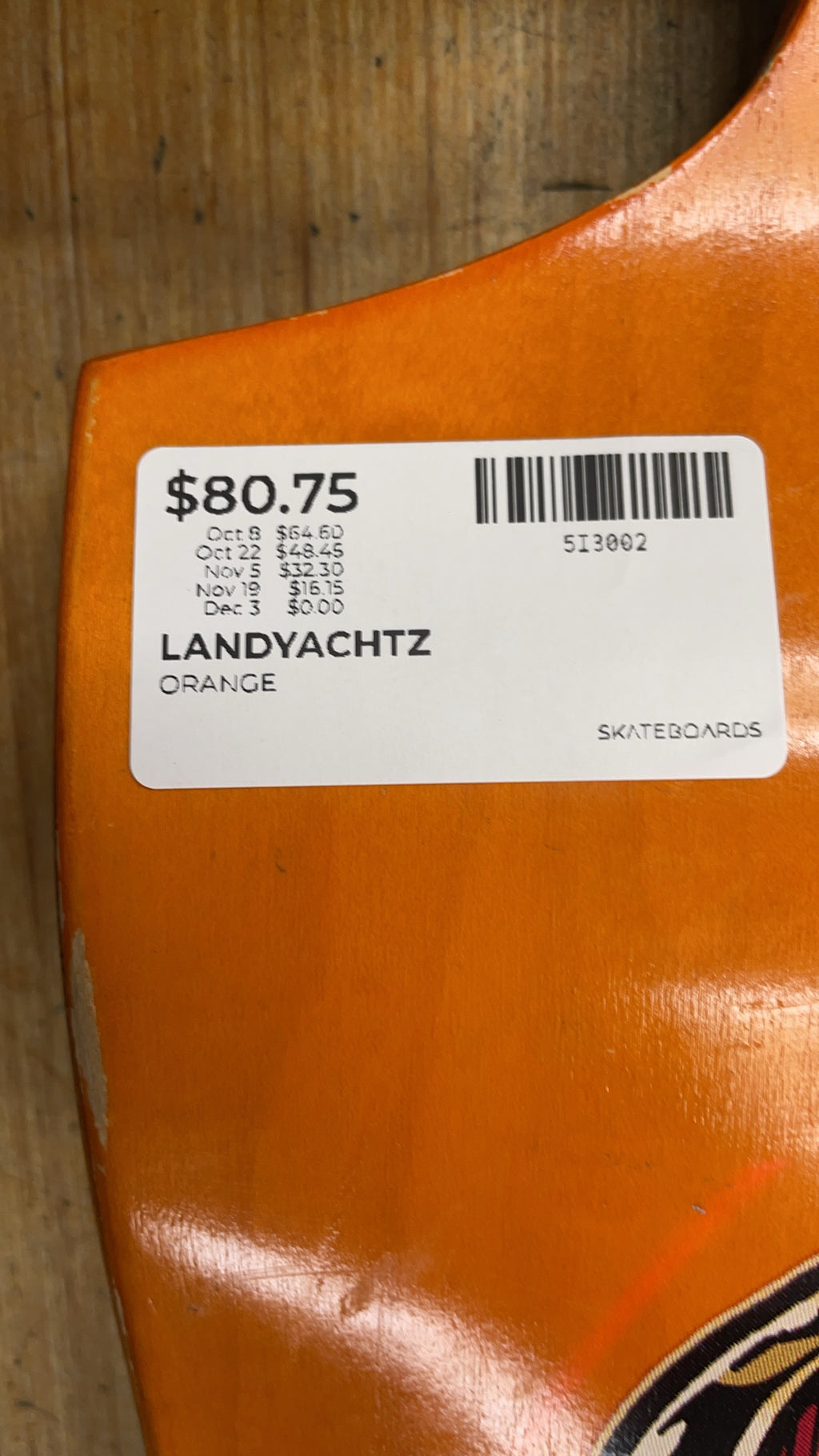 Landyachtz Drop-Through Longboard Orange