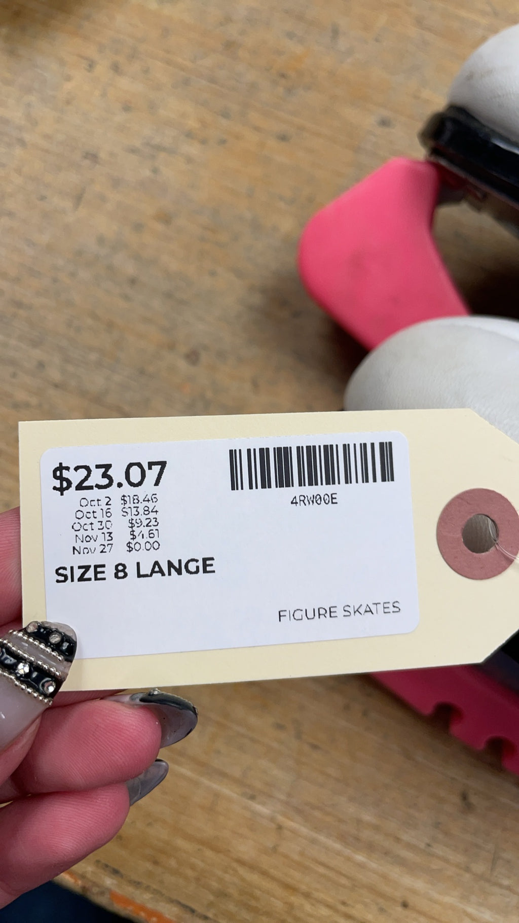 Lange Classic Size 8 Figure Skates