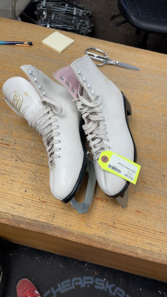 Lange Galaxy Figure Skates - Size 8