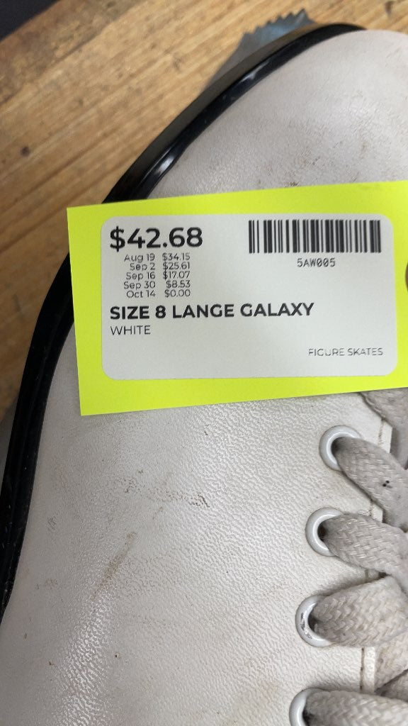 Lange Galaxy Figure Skates - Size 8