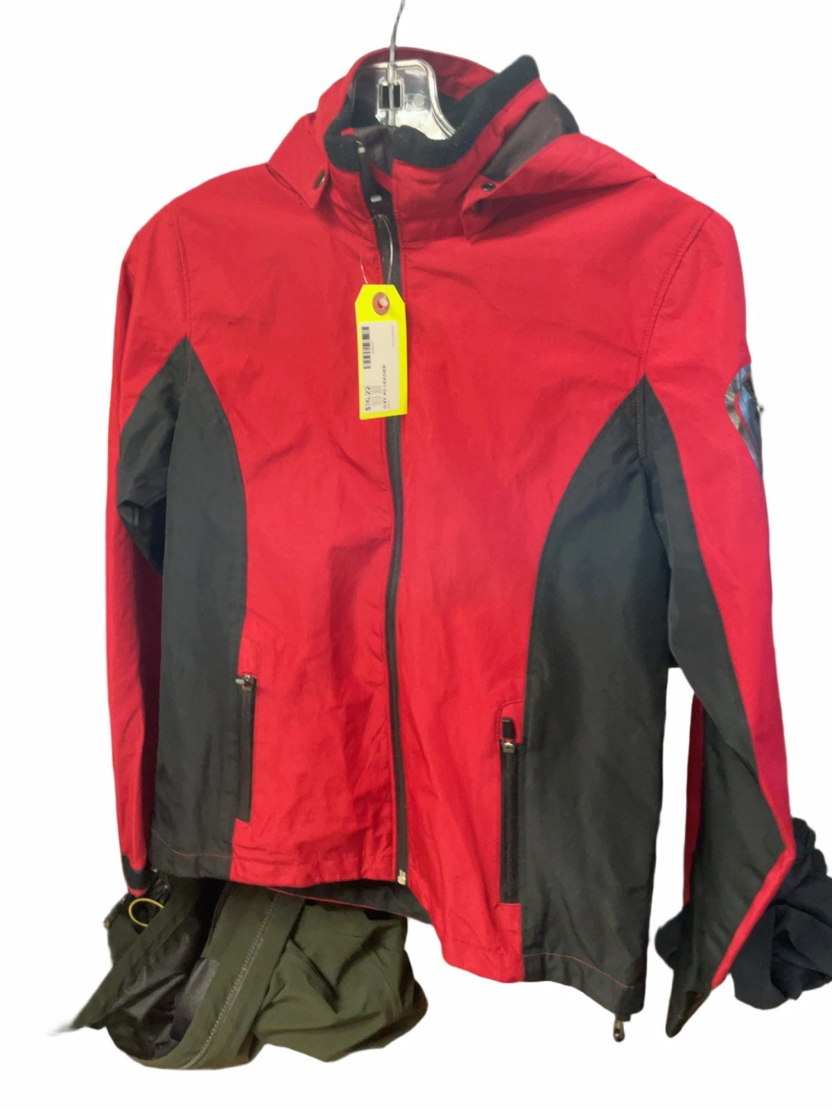 Leader Rain Jacket Size XS Red