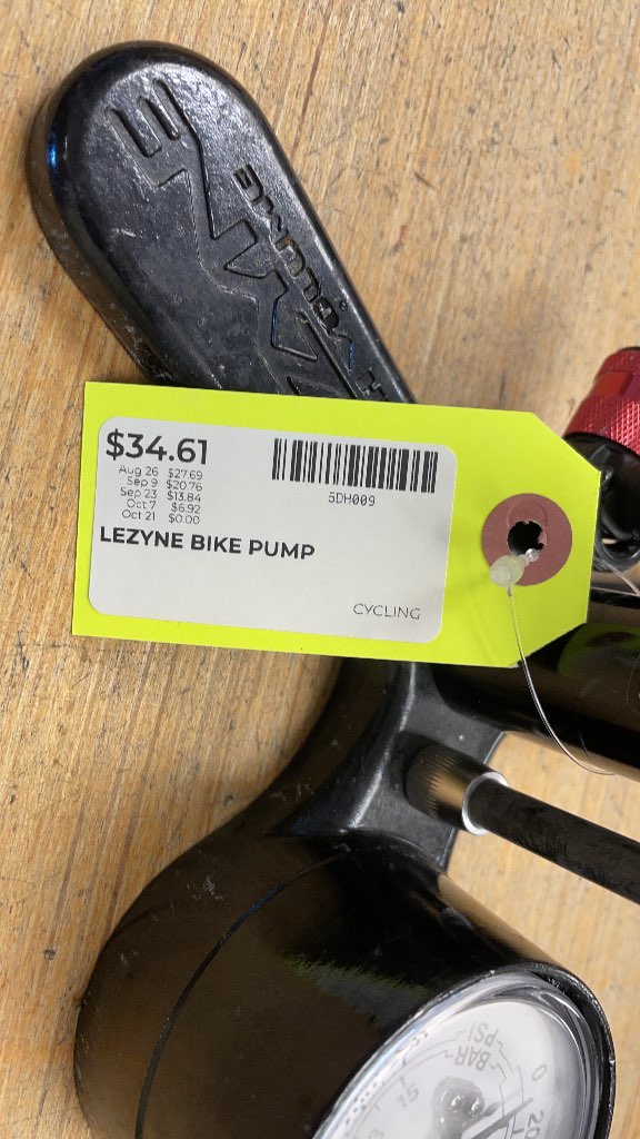 Lezyne Steel Floor Drive Bike Pump
