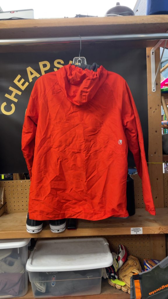 Liquid Junior XXL (18-20) Rain Jacket - Orange