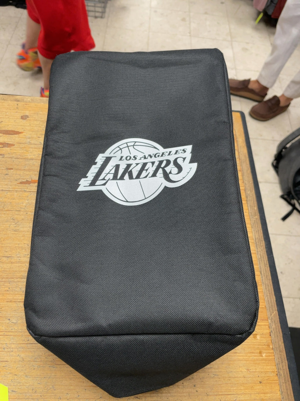 Los Angeles Lakers Sneaker Bag Black
