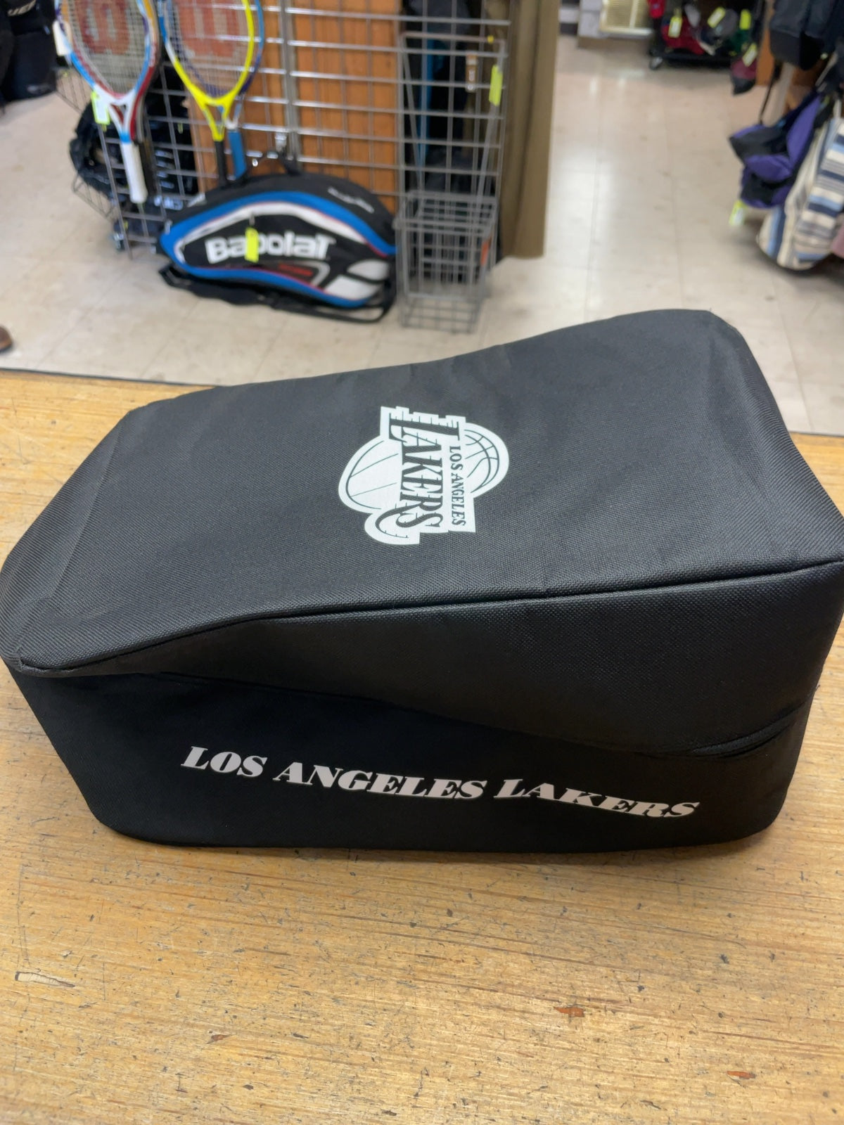 Los Angeles Lakers Sneaker Bag Black