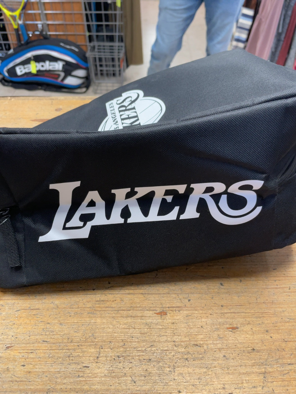 Los Angeles Lakers Sneaker Bag Black