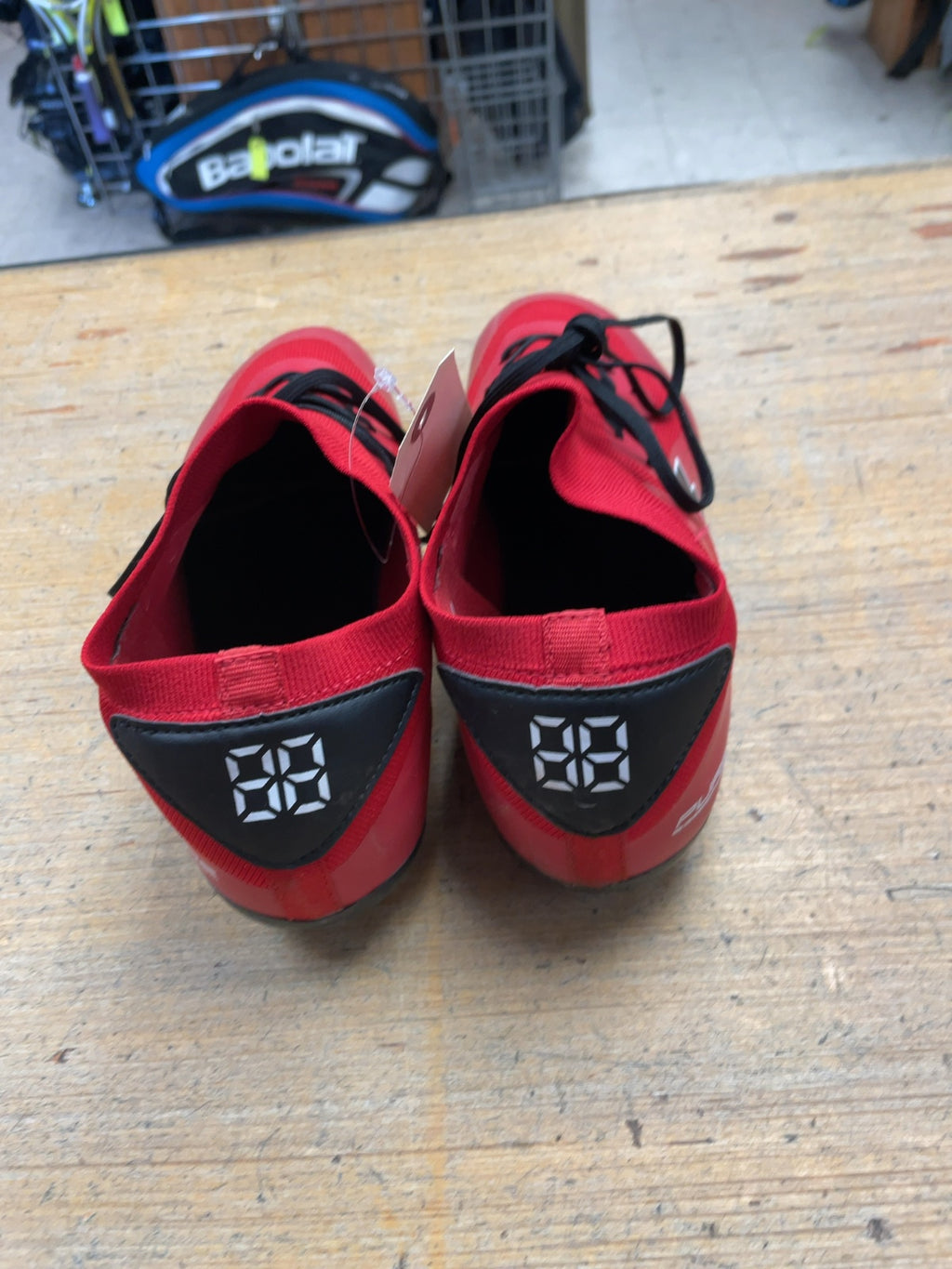 Lotto Pure Mens 9.5 Red Soccer Cleats