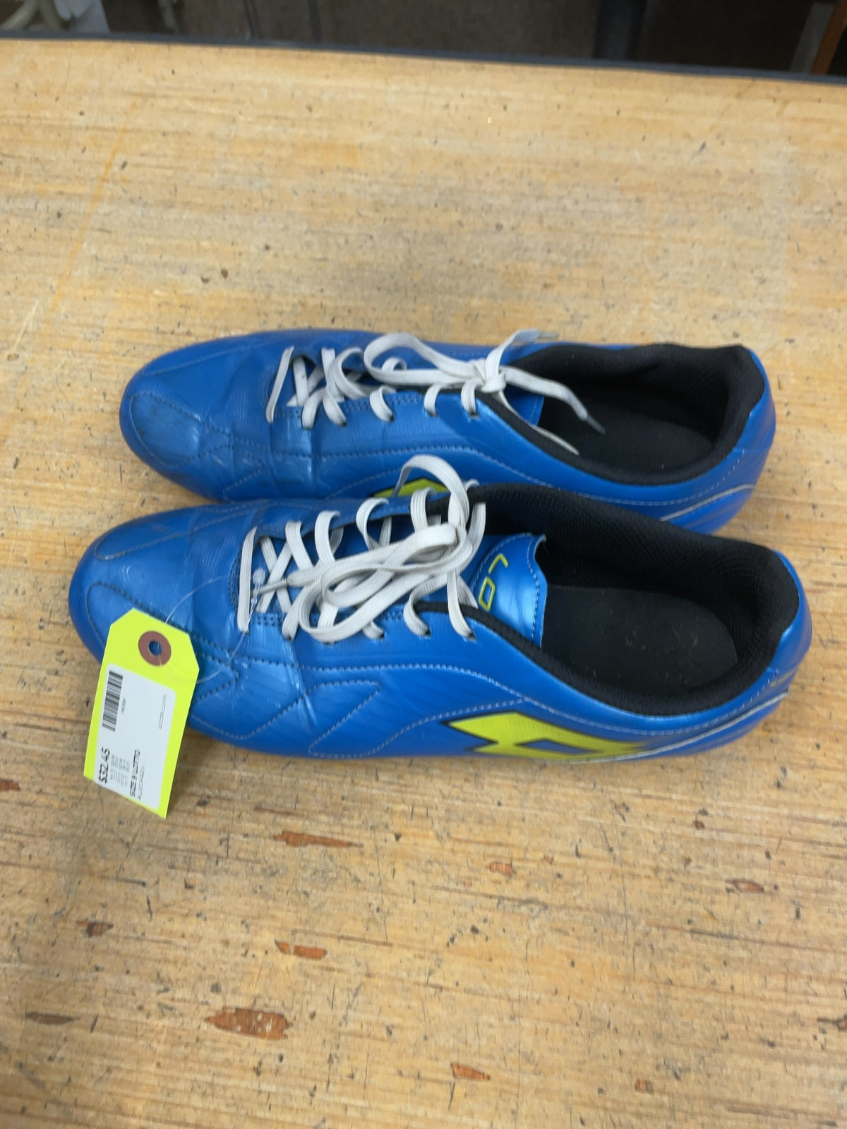 Lotto Soccer Cleats Size 9 US Men's Blue/Green