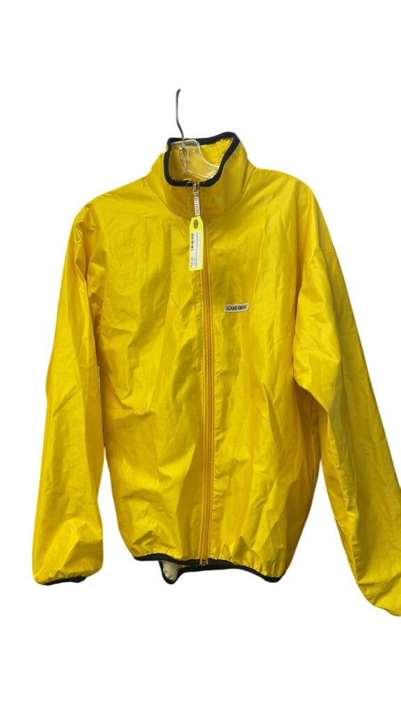 Louis Garneau Yellow Cycling Jacket Shell - Size Medium