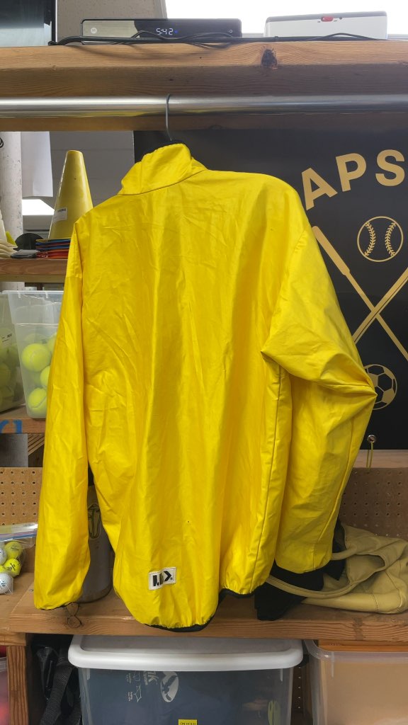 Louis Garneau Yellow Cycling Jacket Shell - Size Medium