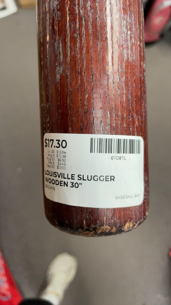 Louisville Slugger 30" Wooden Baseball Bat