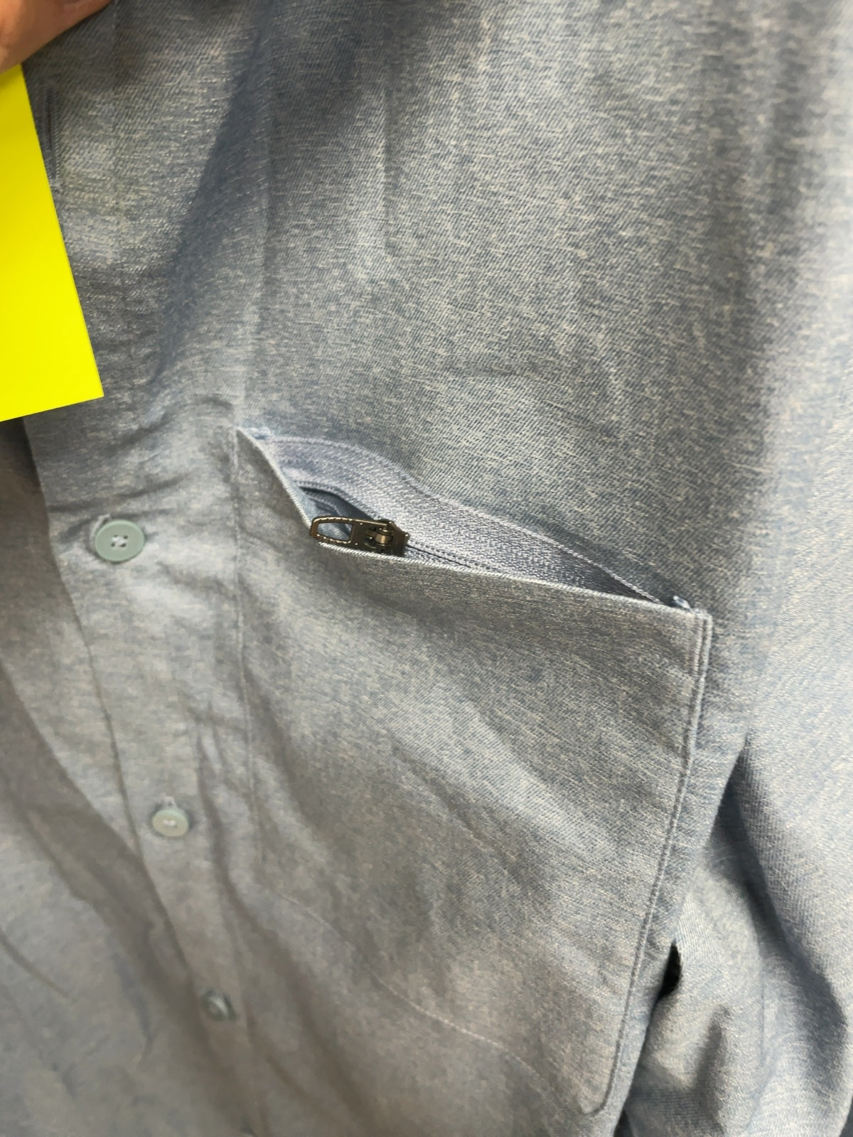 Lululemon Button Up Longsleeve Size XL Blue
