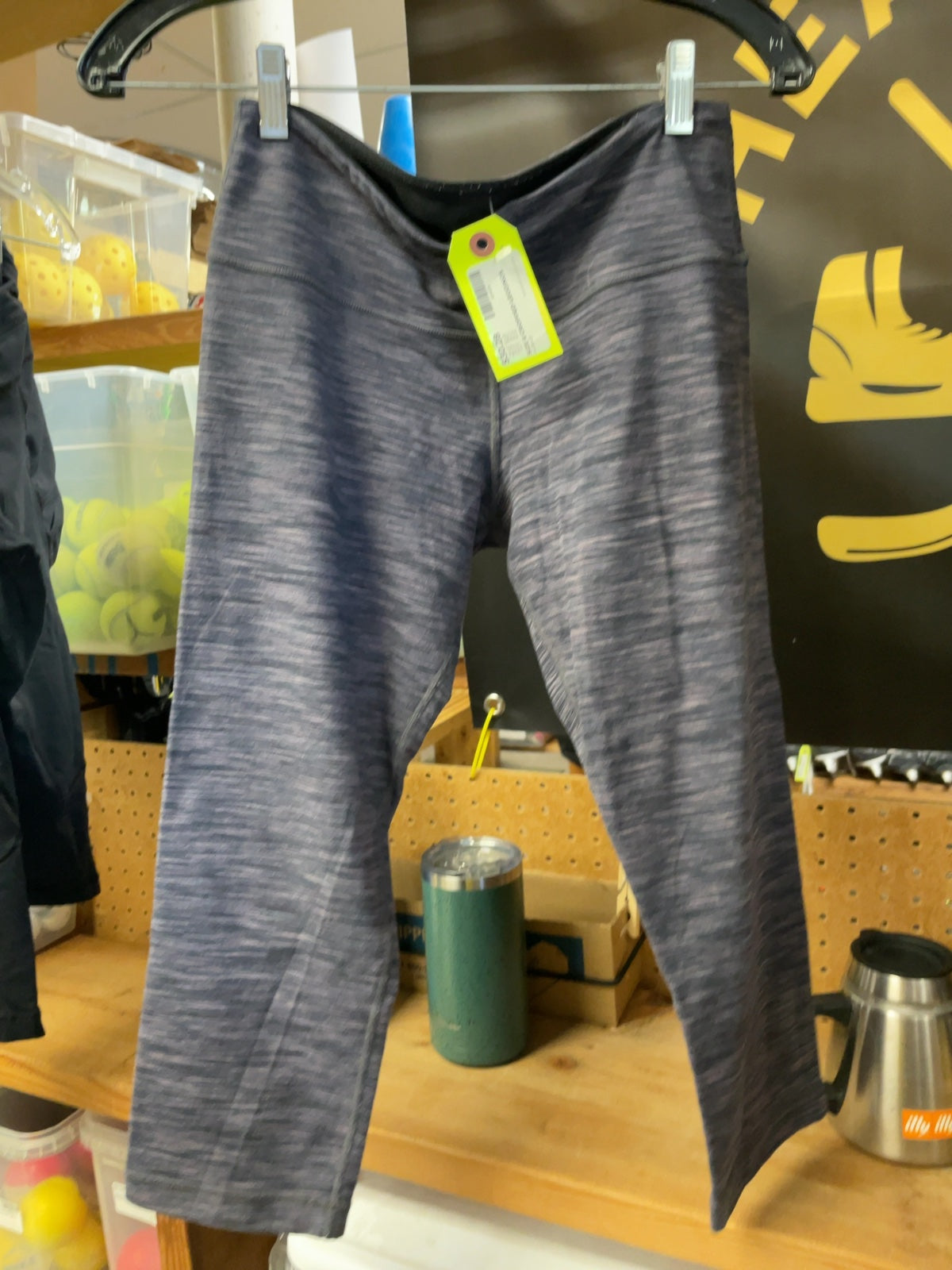 Lululemon Cropped Leggings Size 6 Purple