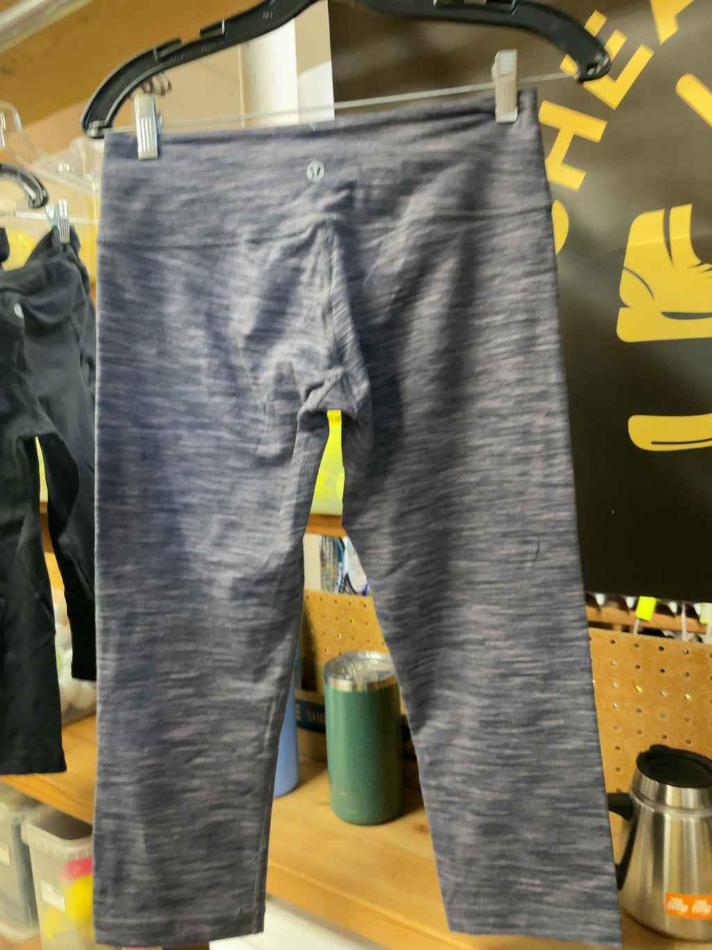 Lululemon Cropped Leggings Size 6 Purple