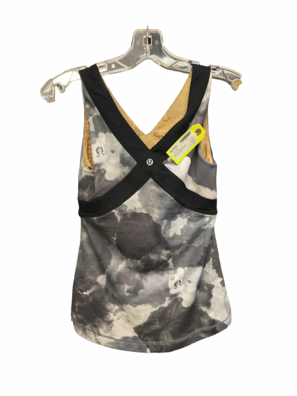 Lululemon Cross-Back Tank Top Size 6 Marble Print