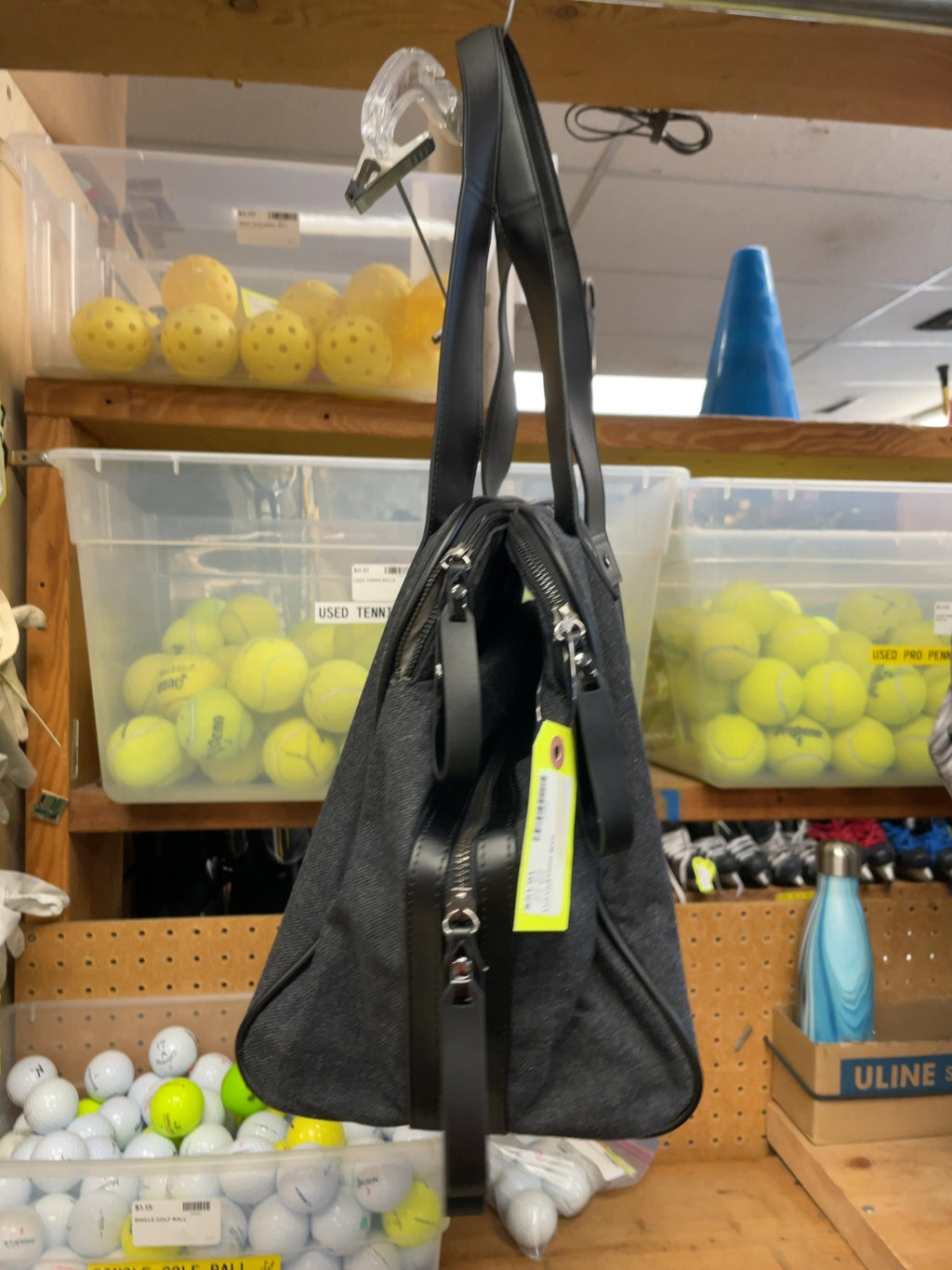 Lululemon Dark Grey Gym Bag