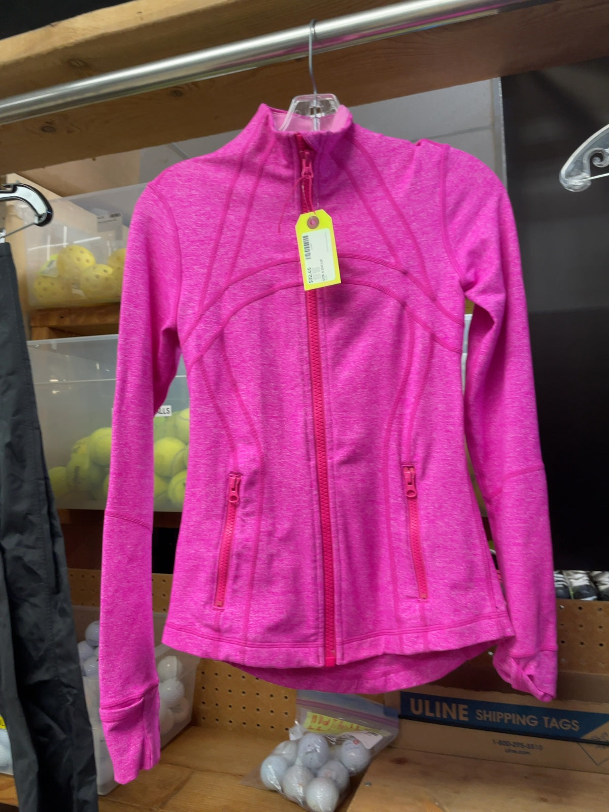 Lululemon Define Zip-Up Jacket Size 4 Pink