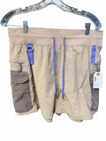Lululemon Detours Welcome Size 12 Beige/Purple Shorts