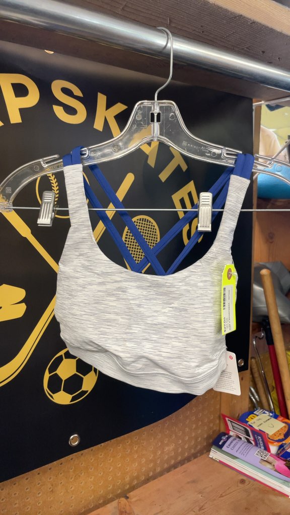 Lululemon Energy Bra - Size 4 - Grey