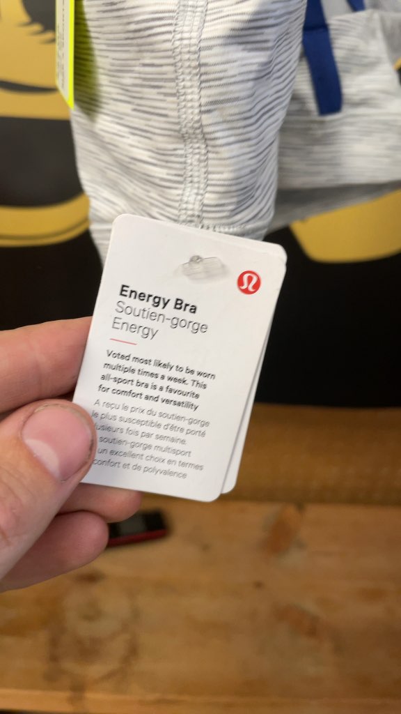 Lululemon Energy Bra - Size 4 - Grey