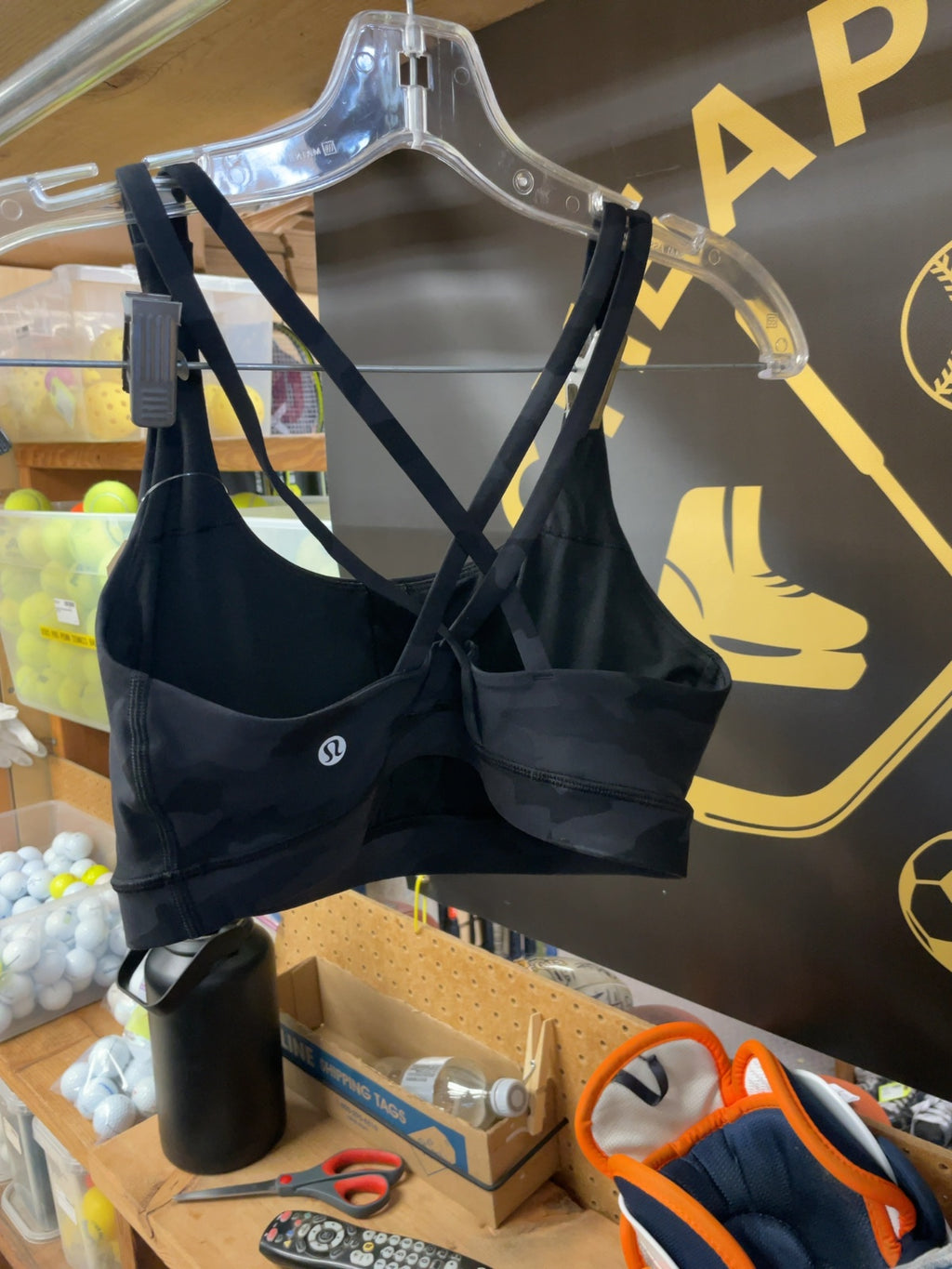 Lululemon Energy Bra Size 8 Black Camo