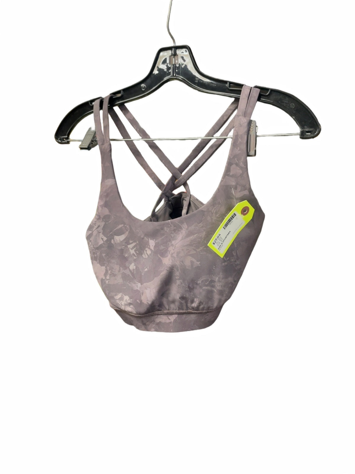 Lululemon Energy Bra Size 8 Purple Patterned