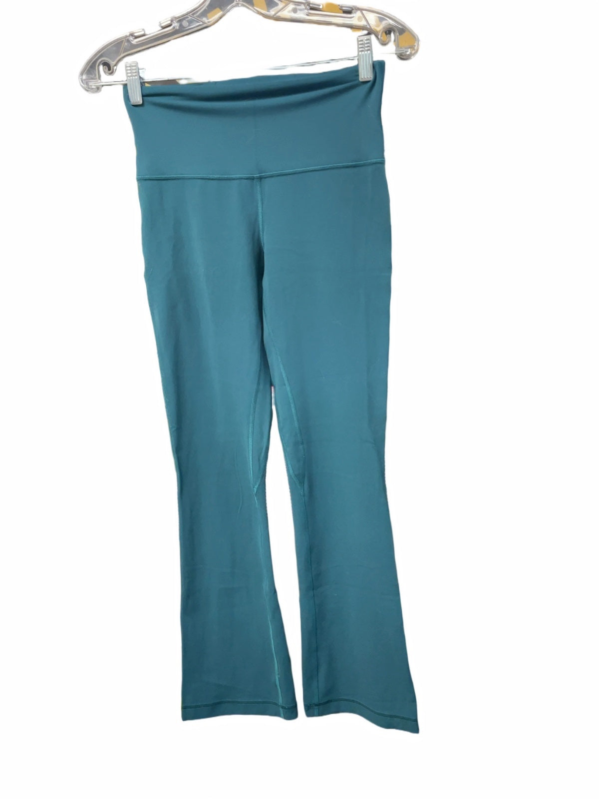 Lululemon Flare Leggings Size 6 Green Blue