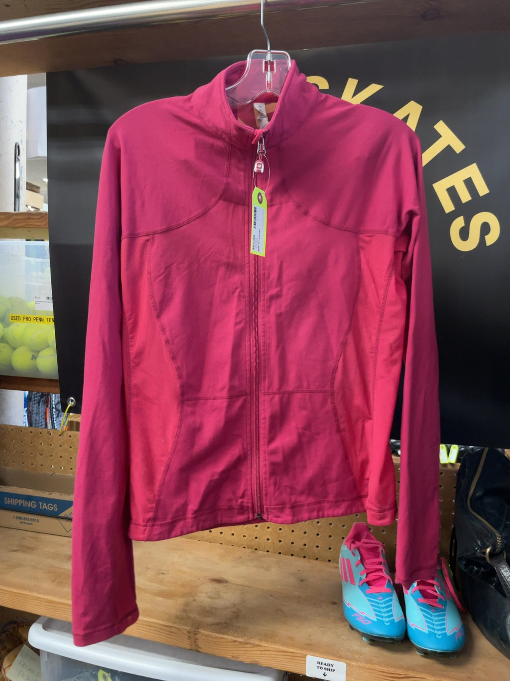 Lululemon Full-Zip Athletic Jacket Size 10 Pink