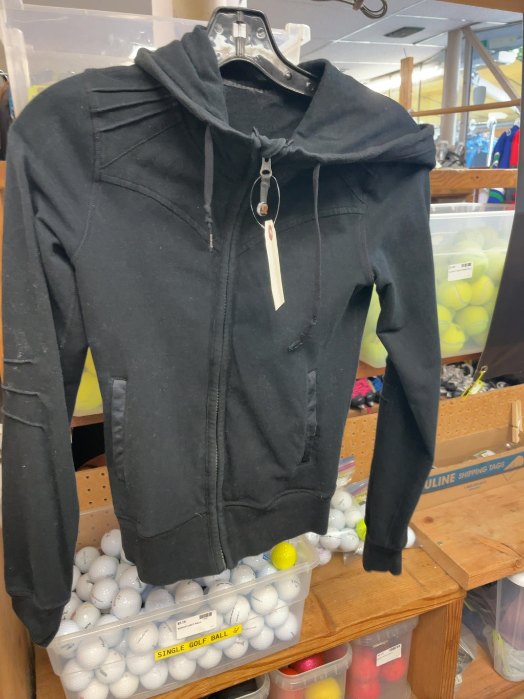 Lululemon Full Zip Hoodie Size 2 Black