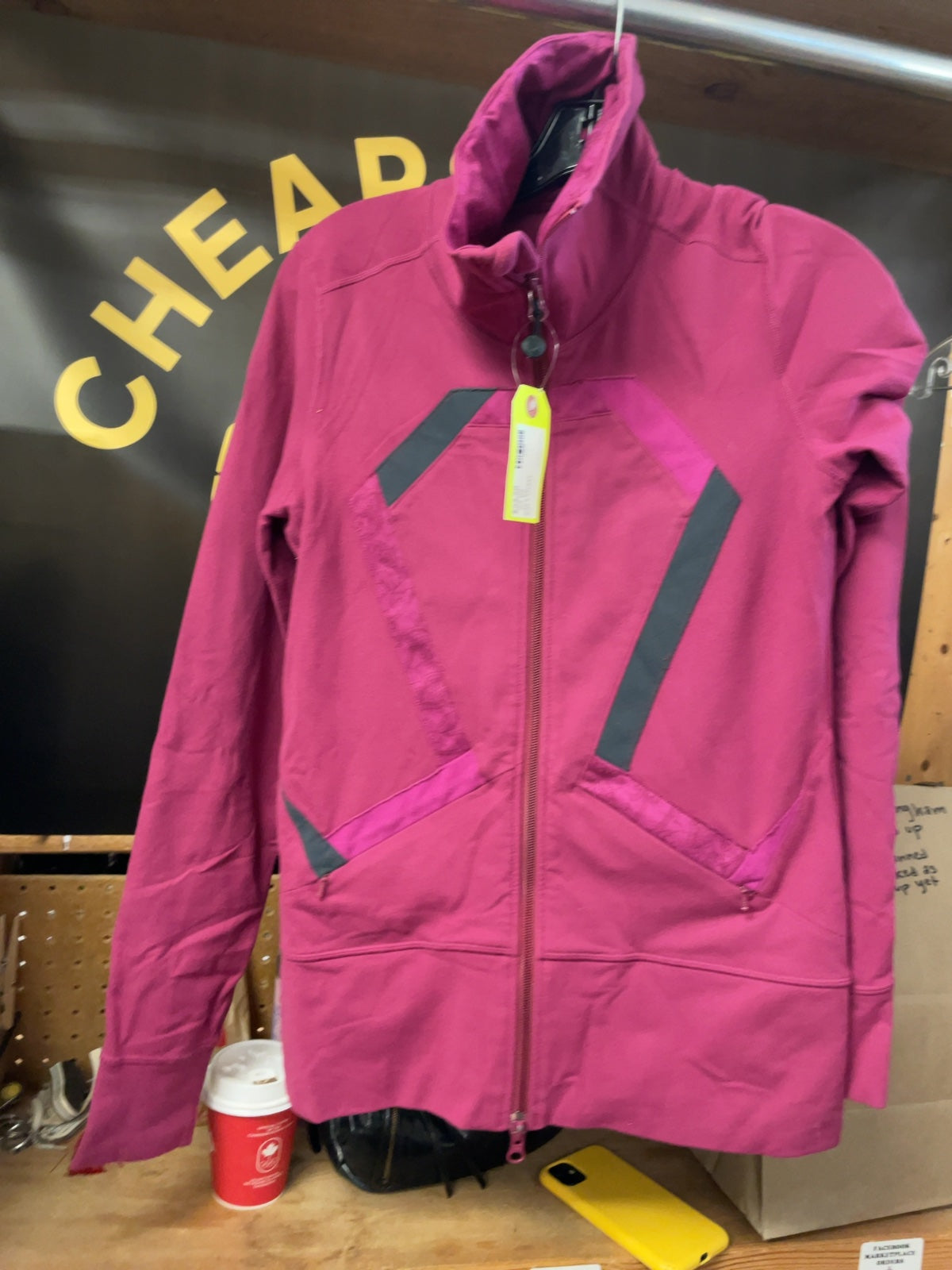 Lululemon Full-Zip Jacket Size 6 Pink