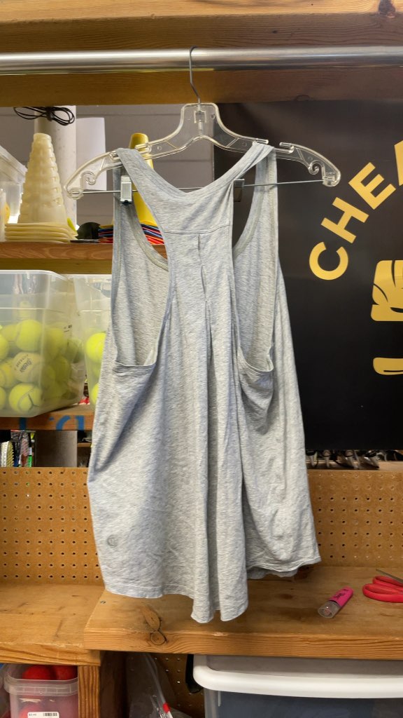 Lululemon Grey Racerback Tank Top - Size 12 *As Is*