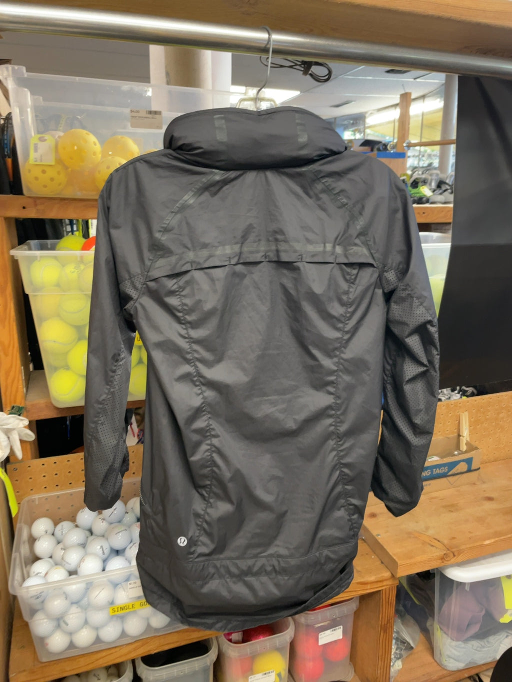 Lululemon Half-Zip Windbreaker Jacket Size 2 Black