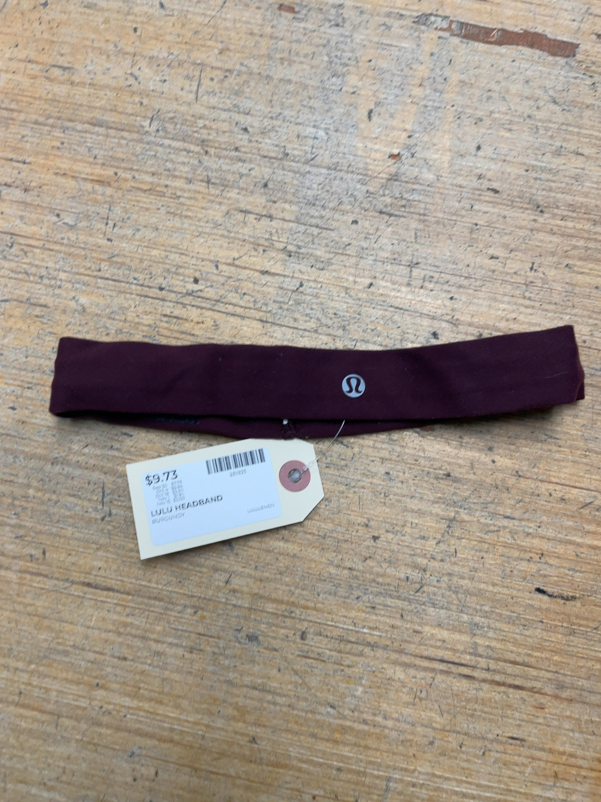 Lululemon Headband Burgundy