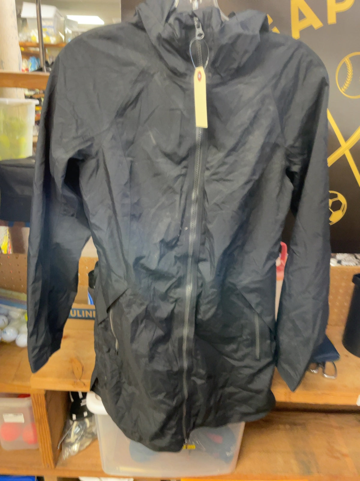 Lululemon Hooded Jacket Size 6 Black